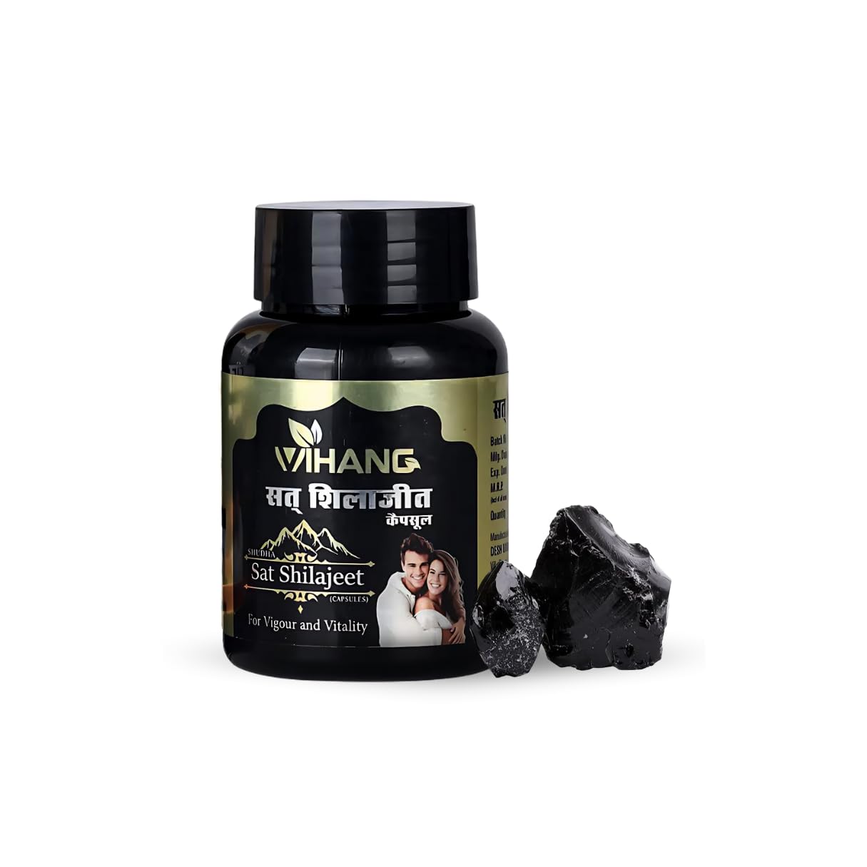 Vihang Himalayan Shilajit Capsules | Energy, Strength & Stamina Boost | 30 Capsule ( pack of 1 )