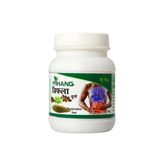 Vihang Triphala Churna | Ayurvedic Digestive & Detox Powder 100g ( Pack of 1 )